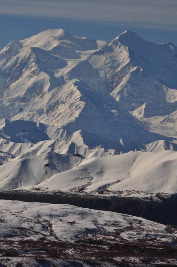 O monte Denali, no Denali National Park, no Alaska